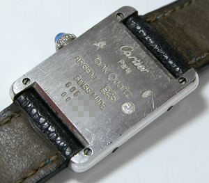 Cartier-tank�J���`�F�E�^���N���W