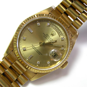 ROLEX K18�������@Date Just 10Point 